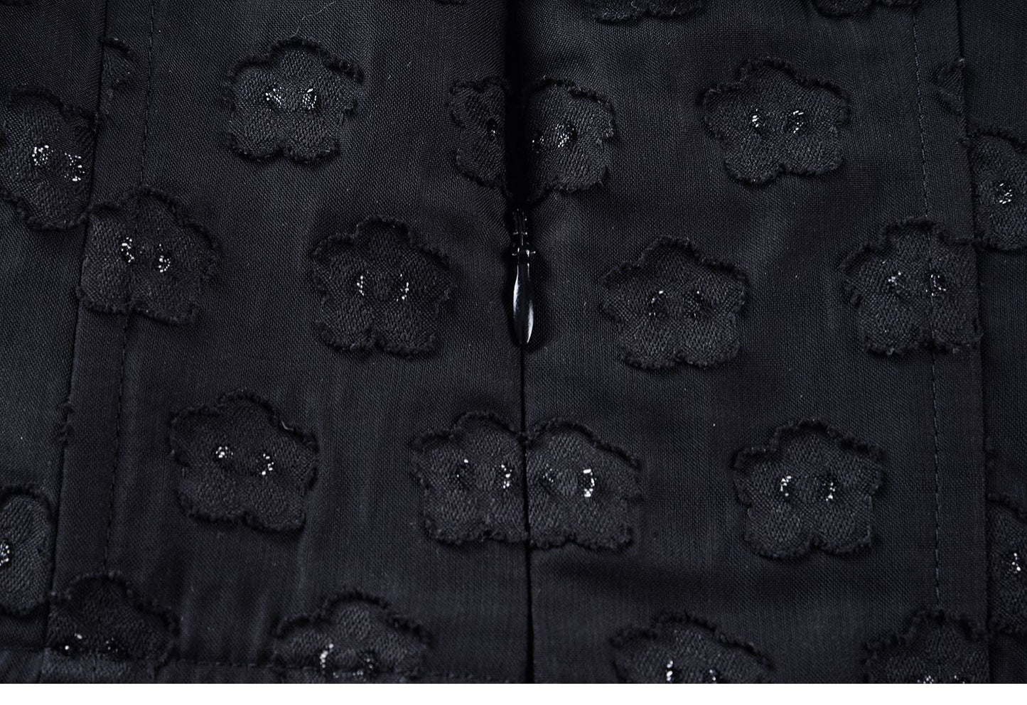 Jacquard Floral Camisole Top And Draped Skirt