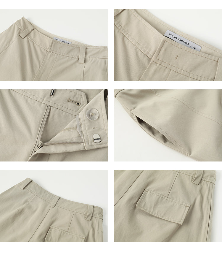 Flattering Relaxed Fit Cotton Pants