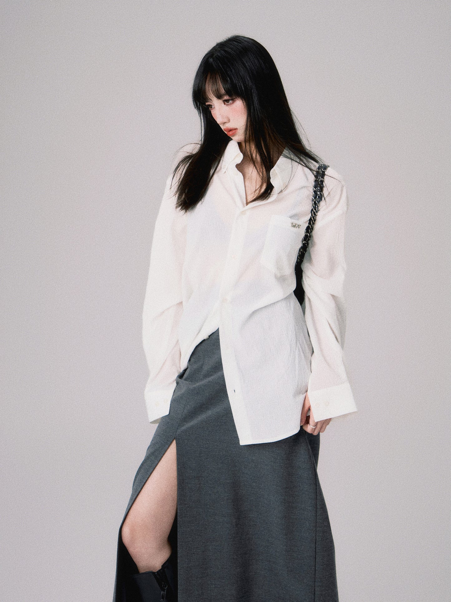Classic Relaxed Fit Button-Up Shirt