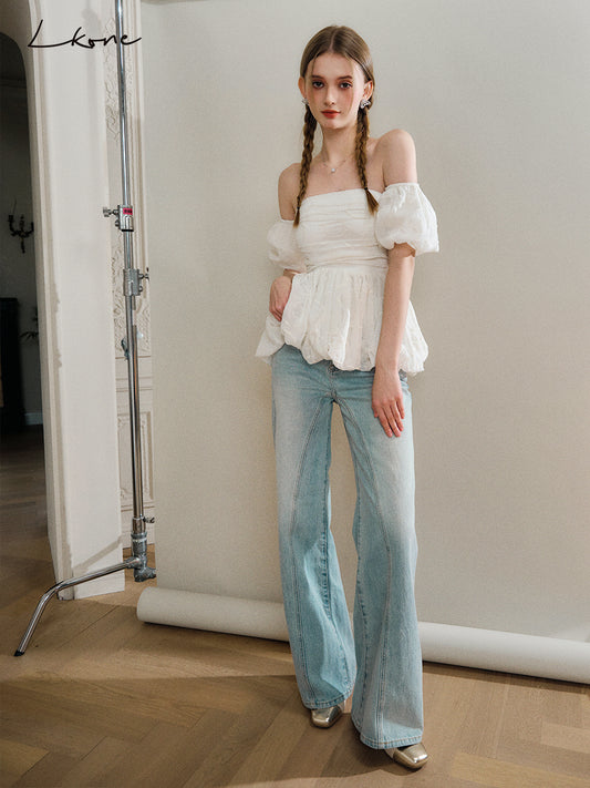 Slightly Flared Shaping Jeans