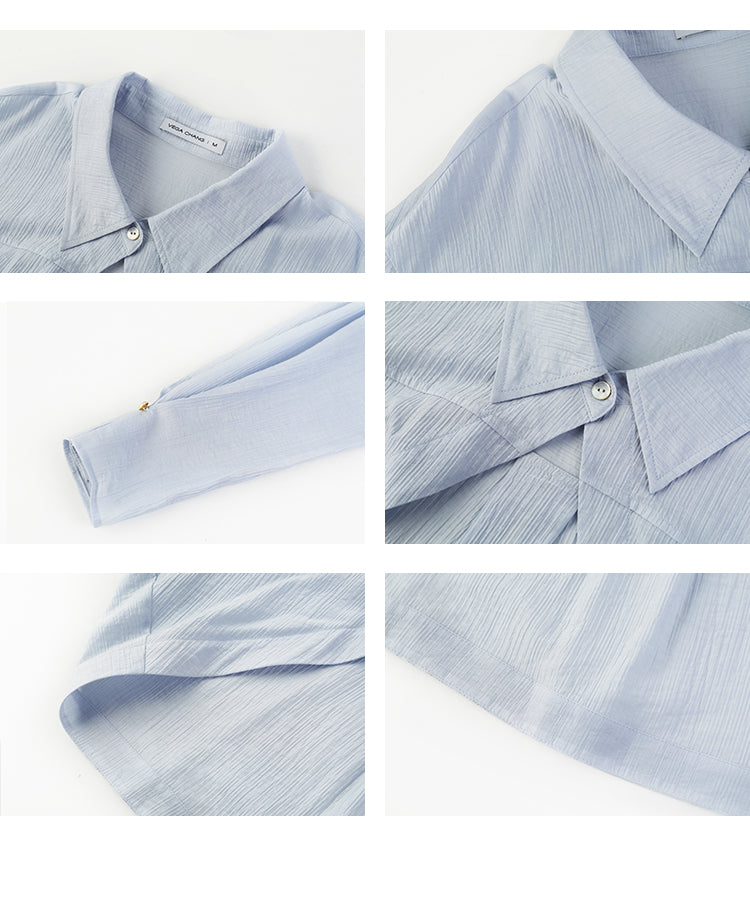 Textured Open-Front Shirt