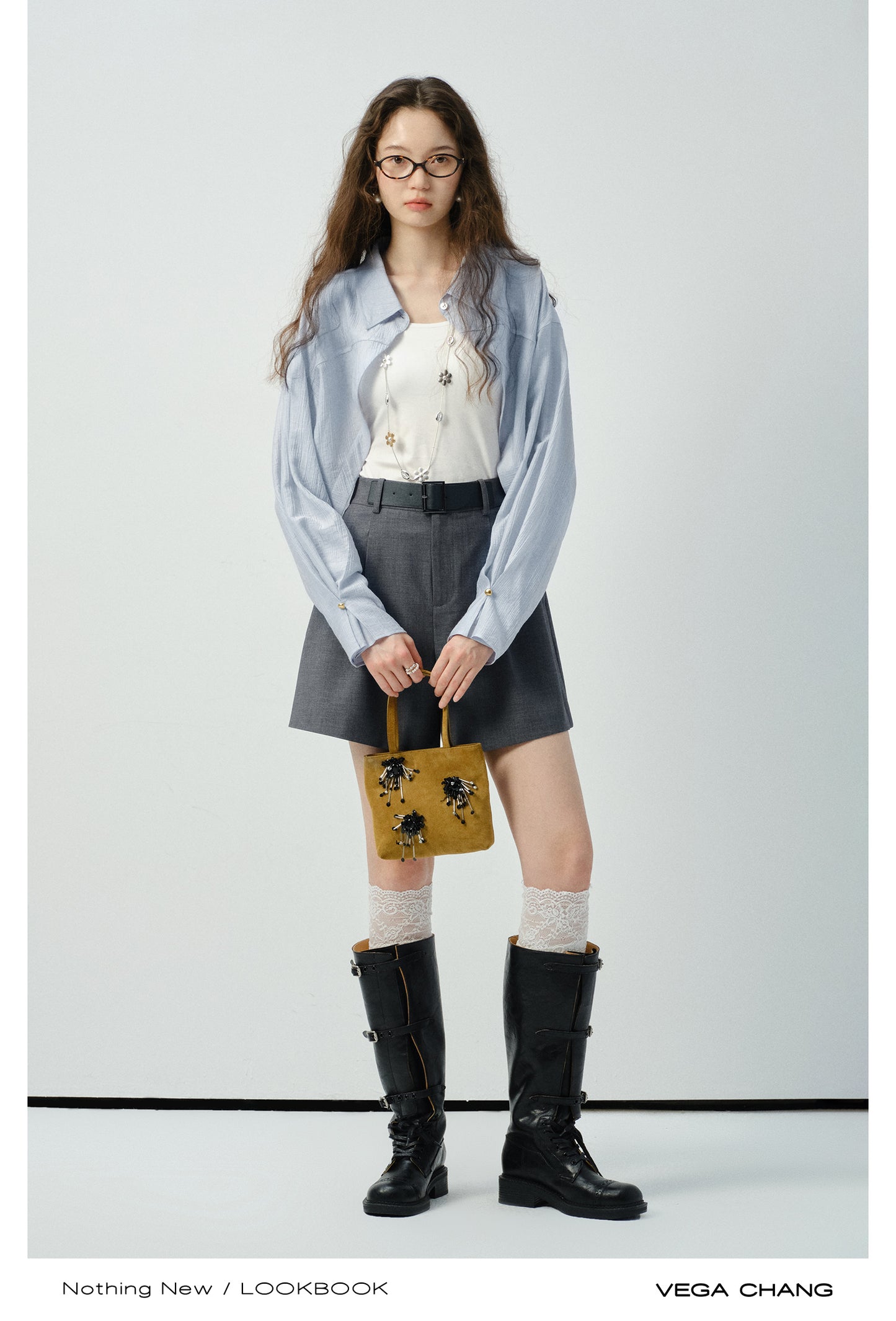 Textured Open-Front Shirt