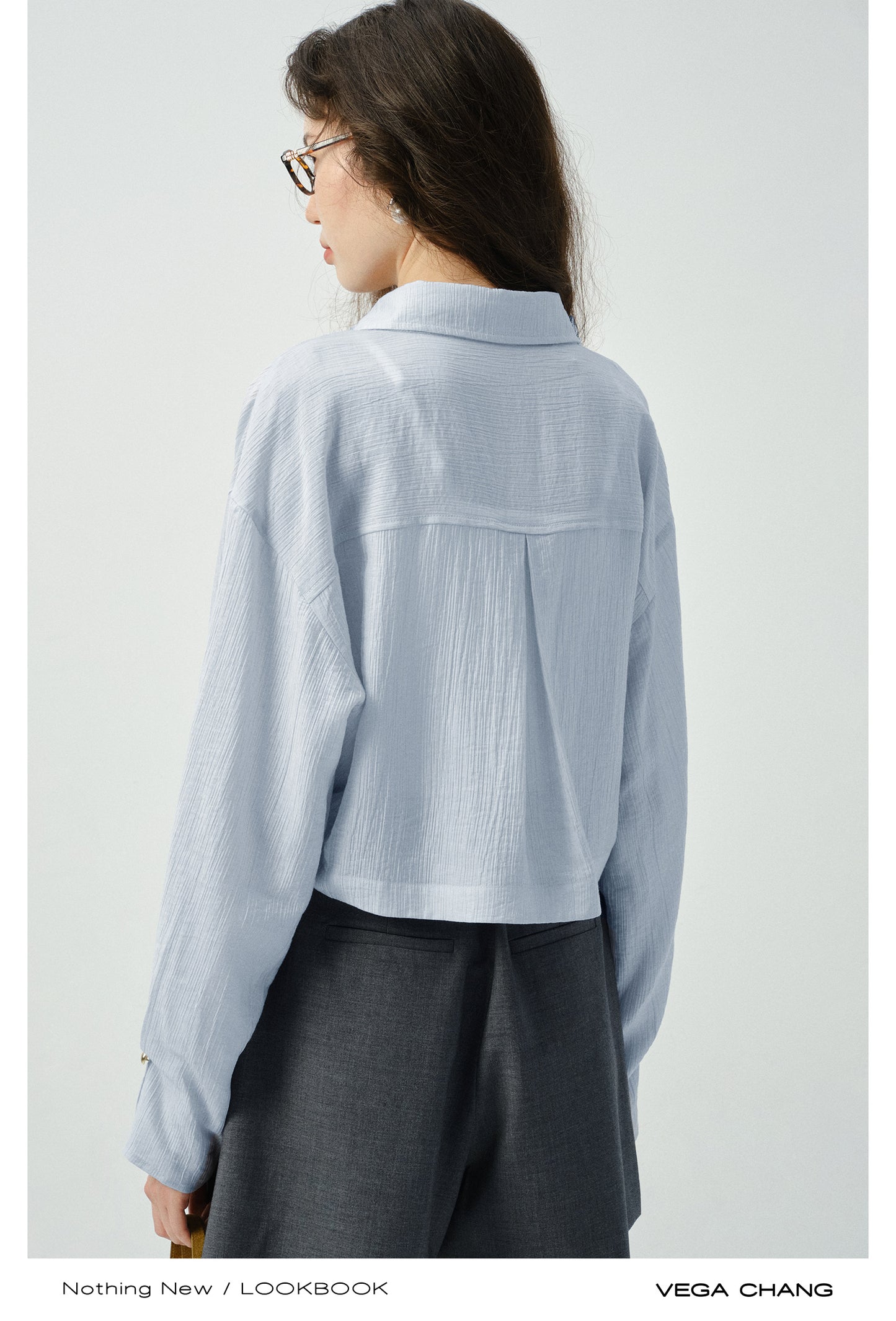 Textured Open-Front Shirt