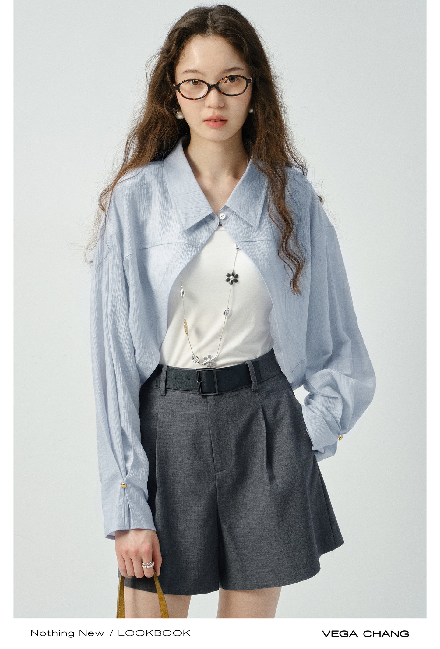 Textured Open-Front Shirt