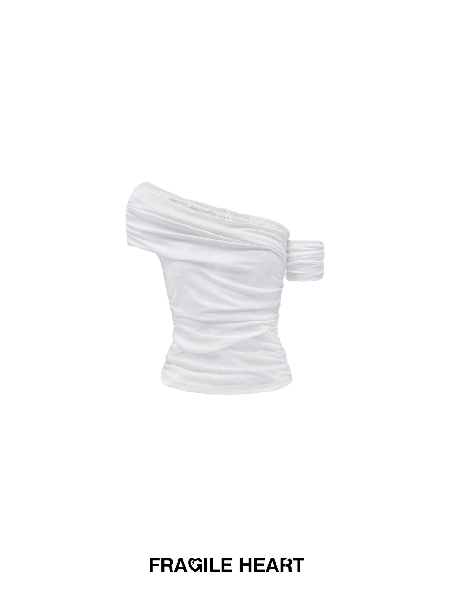 Off-Shoulder Ruched Top And Coordinated Skirt