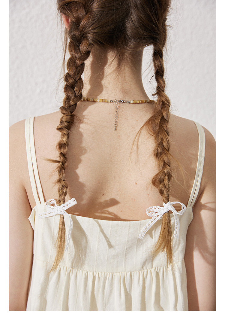 Baby Doll Style Cami Dress In Pure Cotton