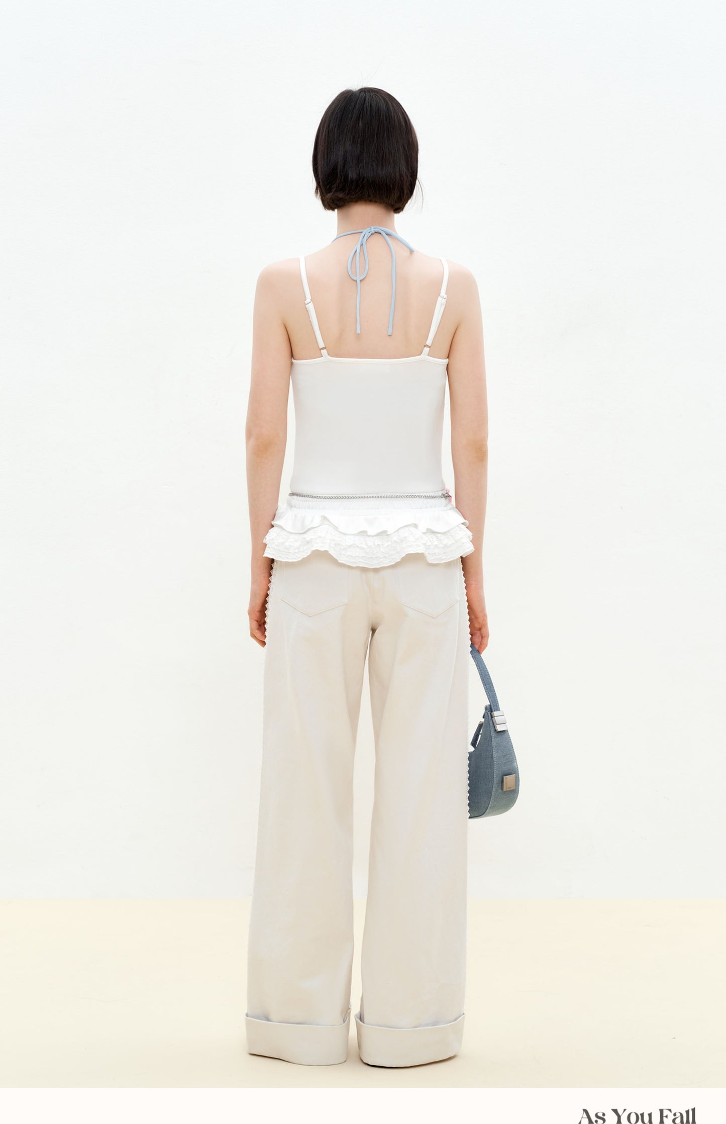 Ruffled Hem Camisole Top