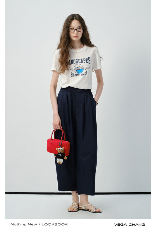 Soft Printed T-Shirt With A See-Through Touch