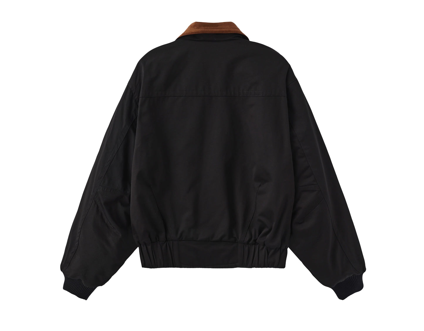 Two-Tone Washed Cotton Quilted Short Jacket