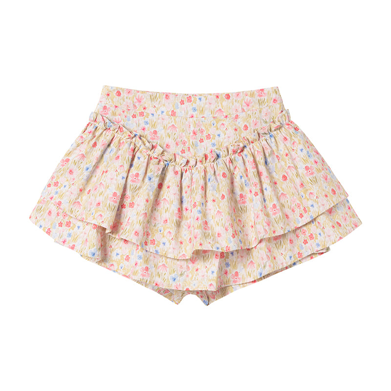 Ruffled Tiered Mini Skirt In Two Variations