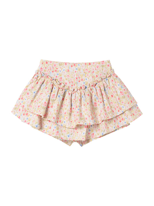 Ruffled Tiered Mini Skirt In Two Variations