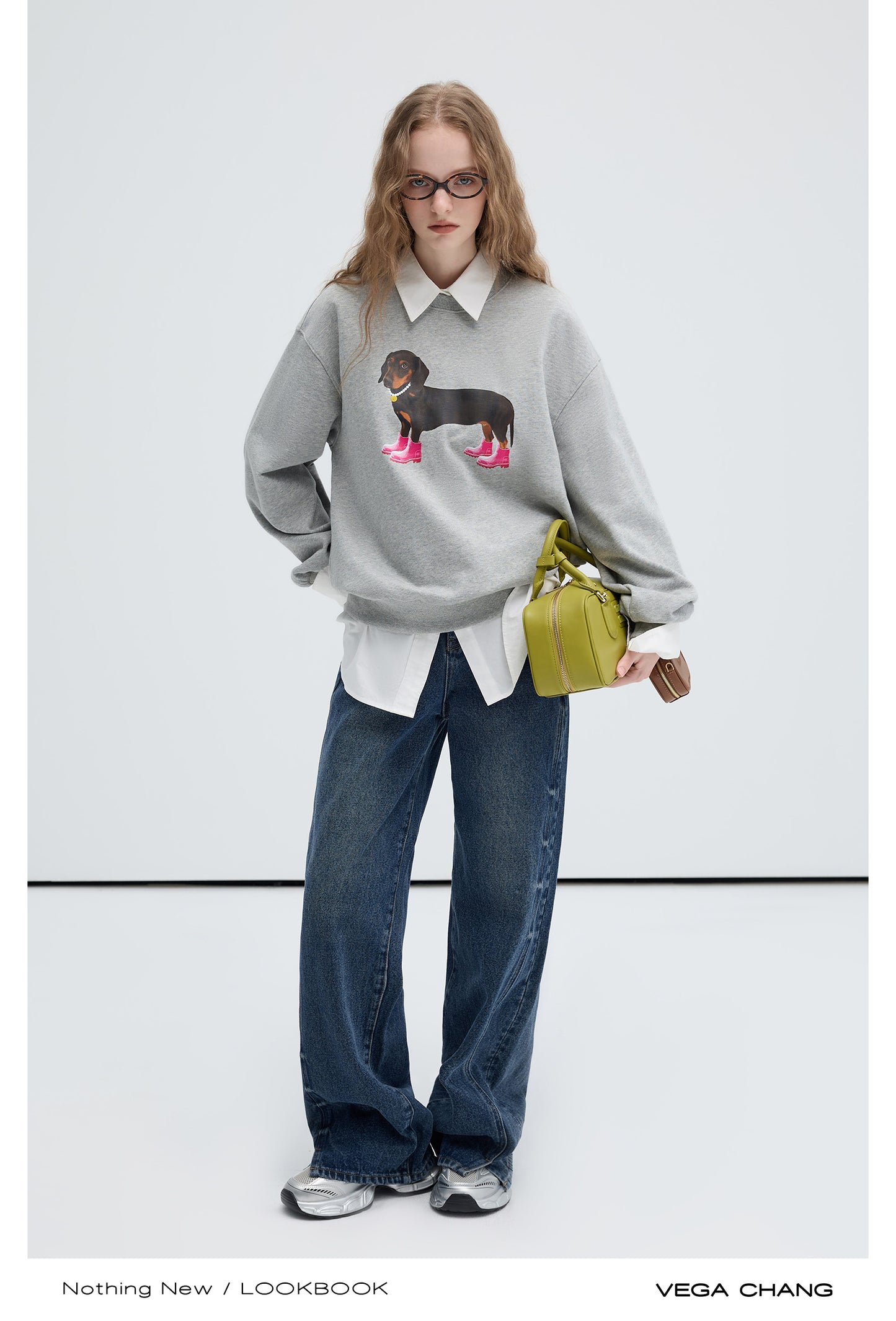 Straight Jeans With Slits And Two Lining Options