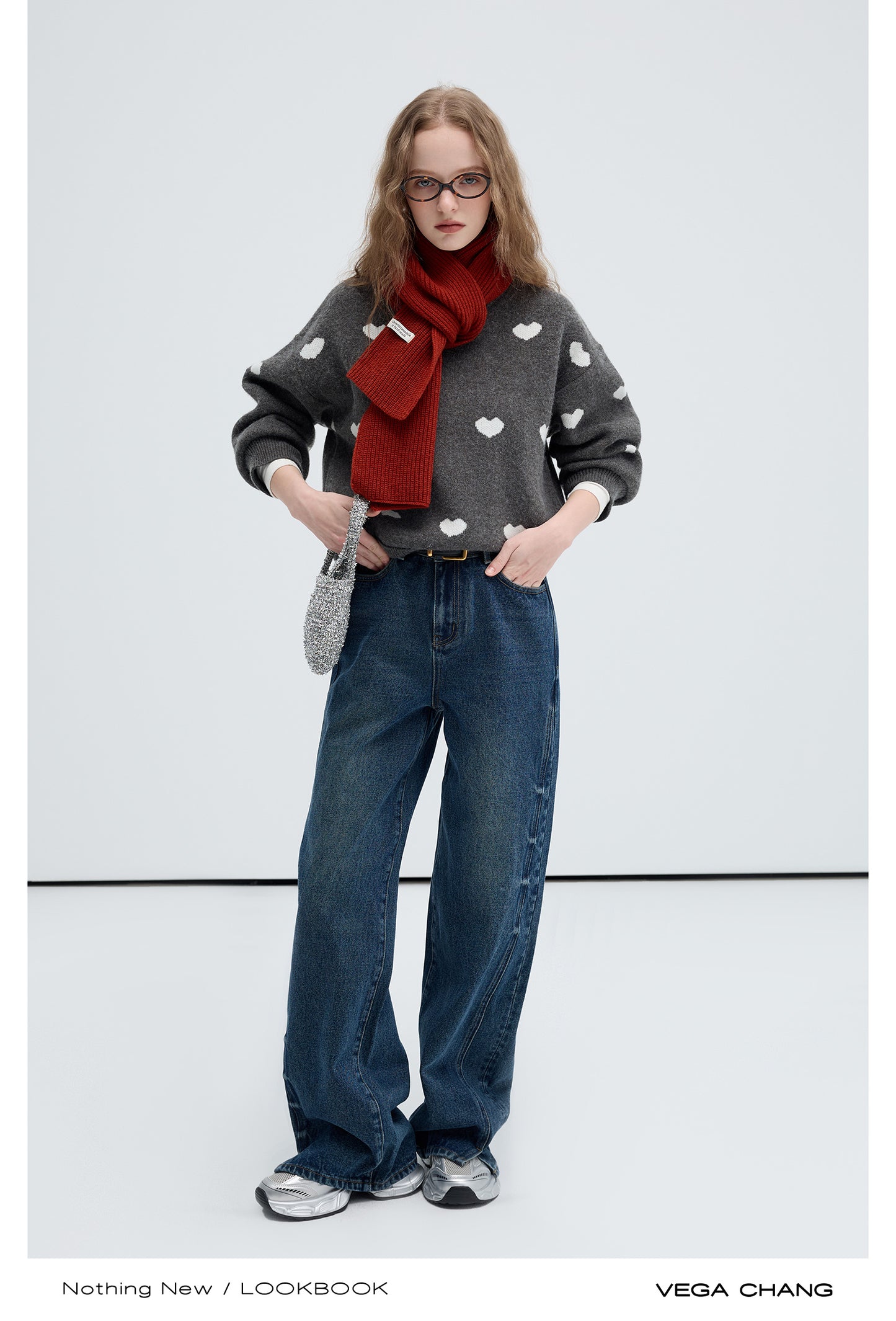 Straight Jeans With Slits And Two Lining Options