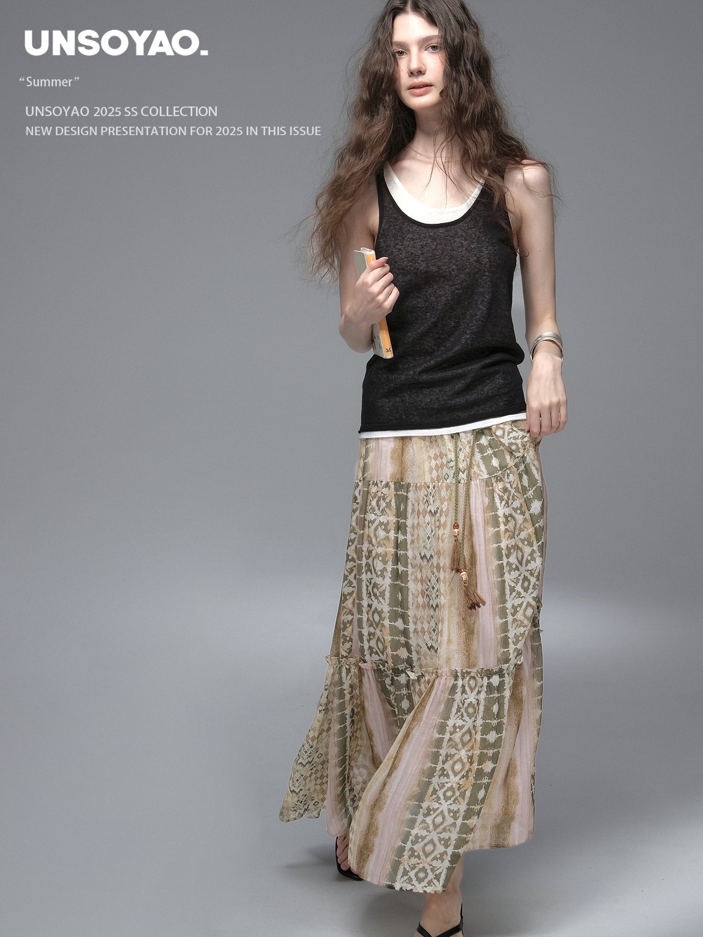 Linen Blend Layered Sleeveless Top