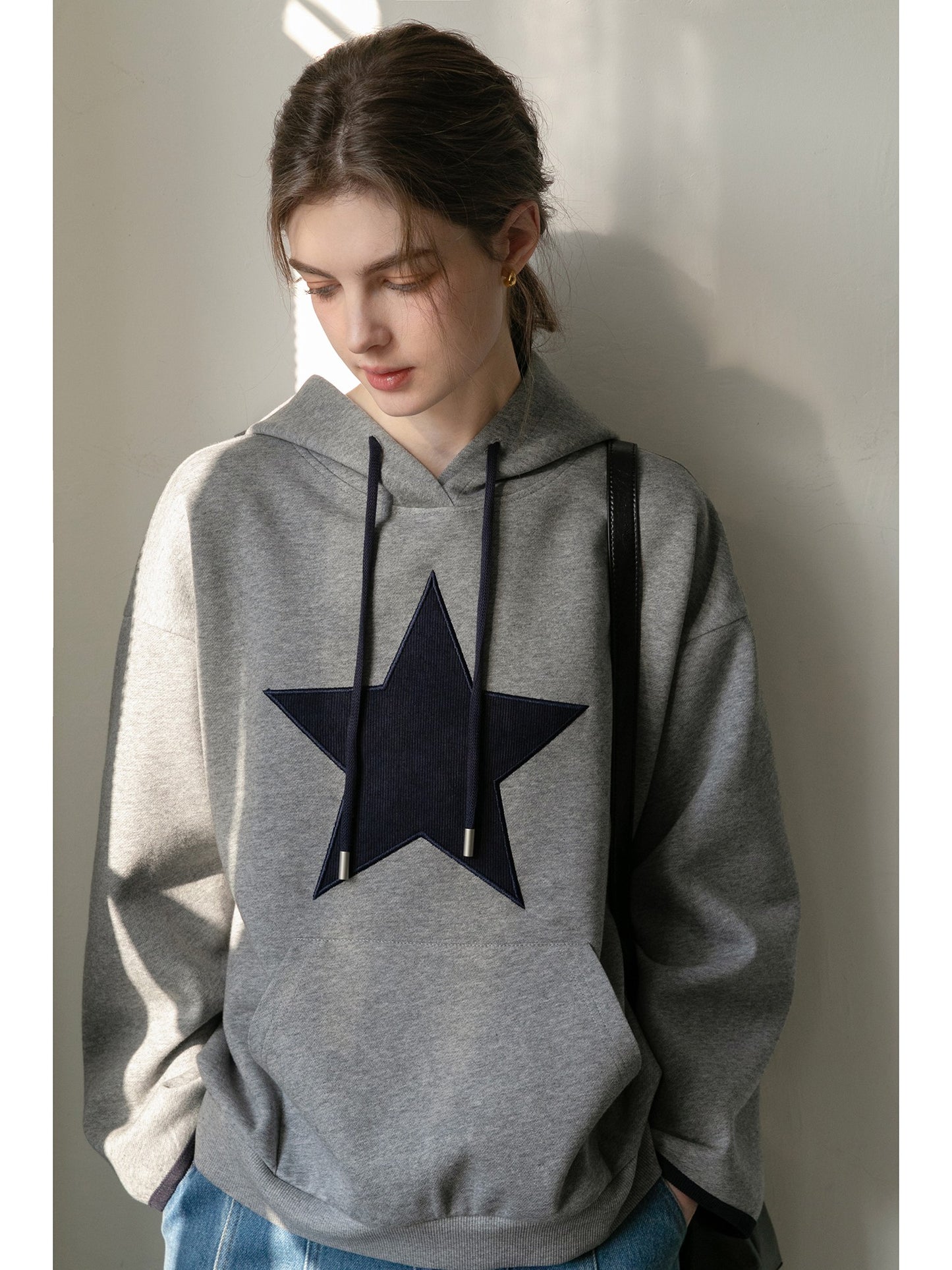 Large Star Patch Hoodie