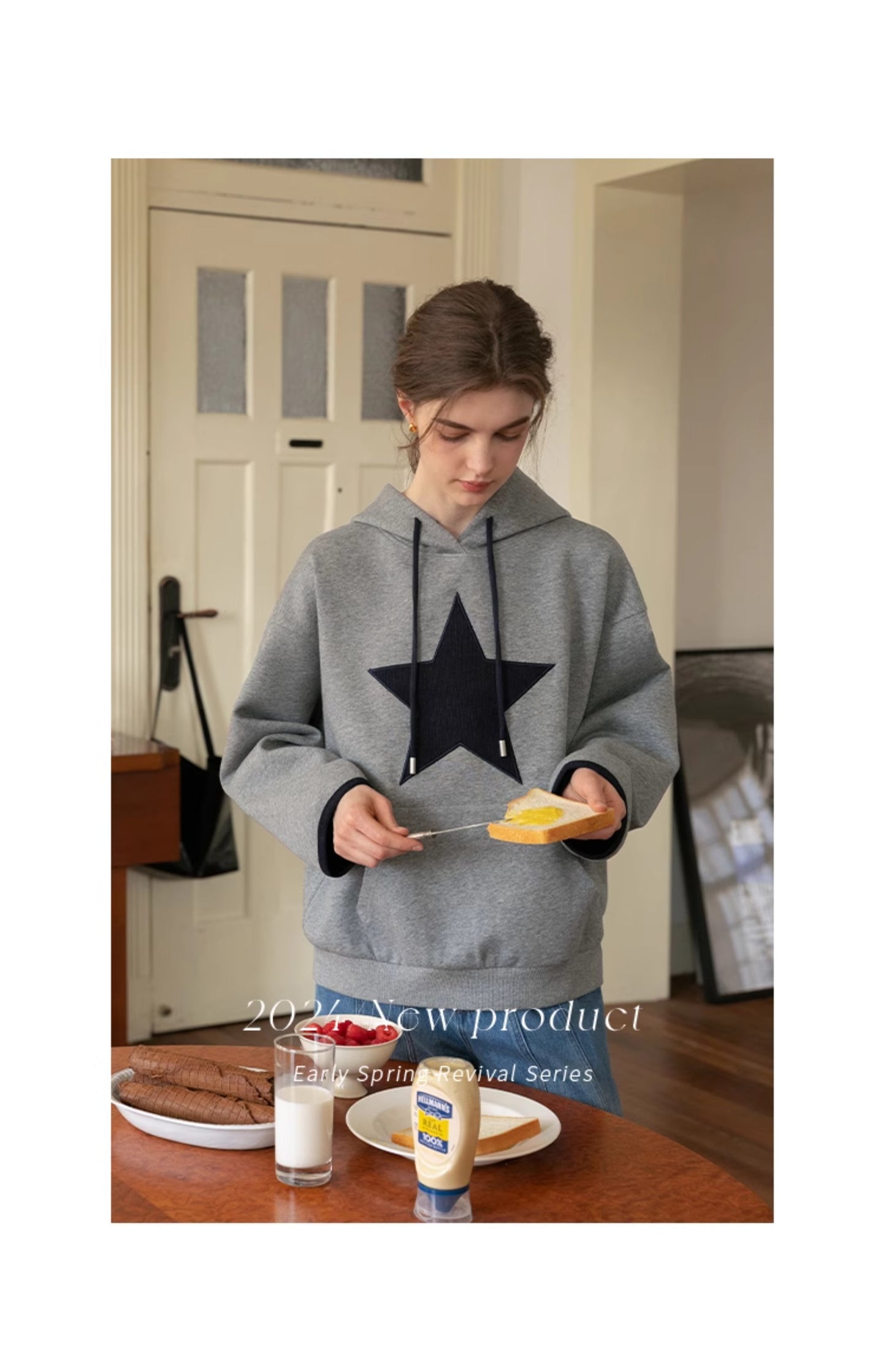 Large Star Patch Hoodie