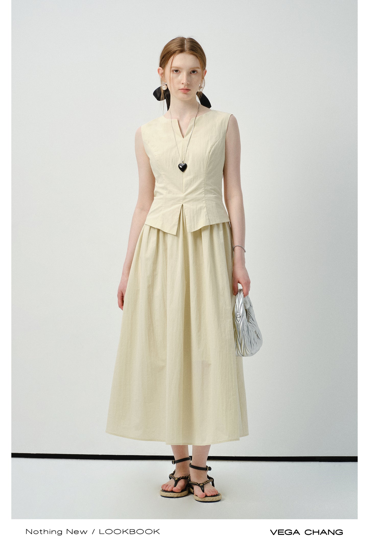 Faux Two-Piece Vest Dress