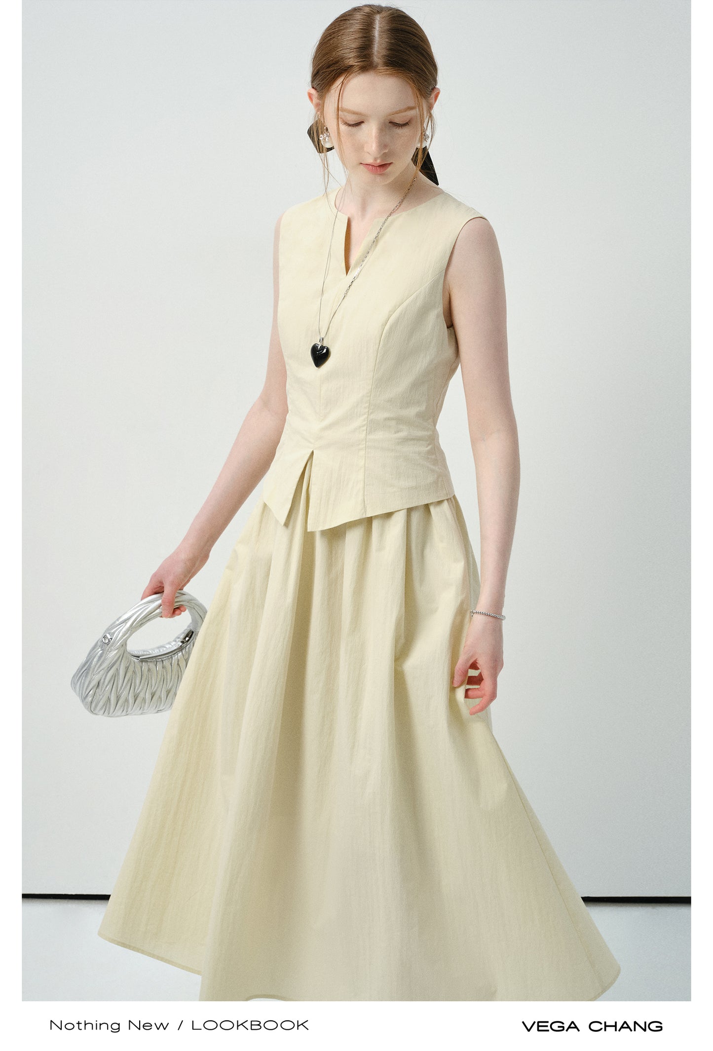 Faux Two-Piece Vest Dress