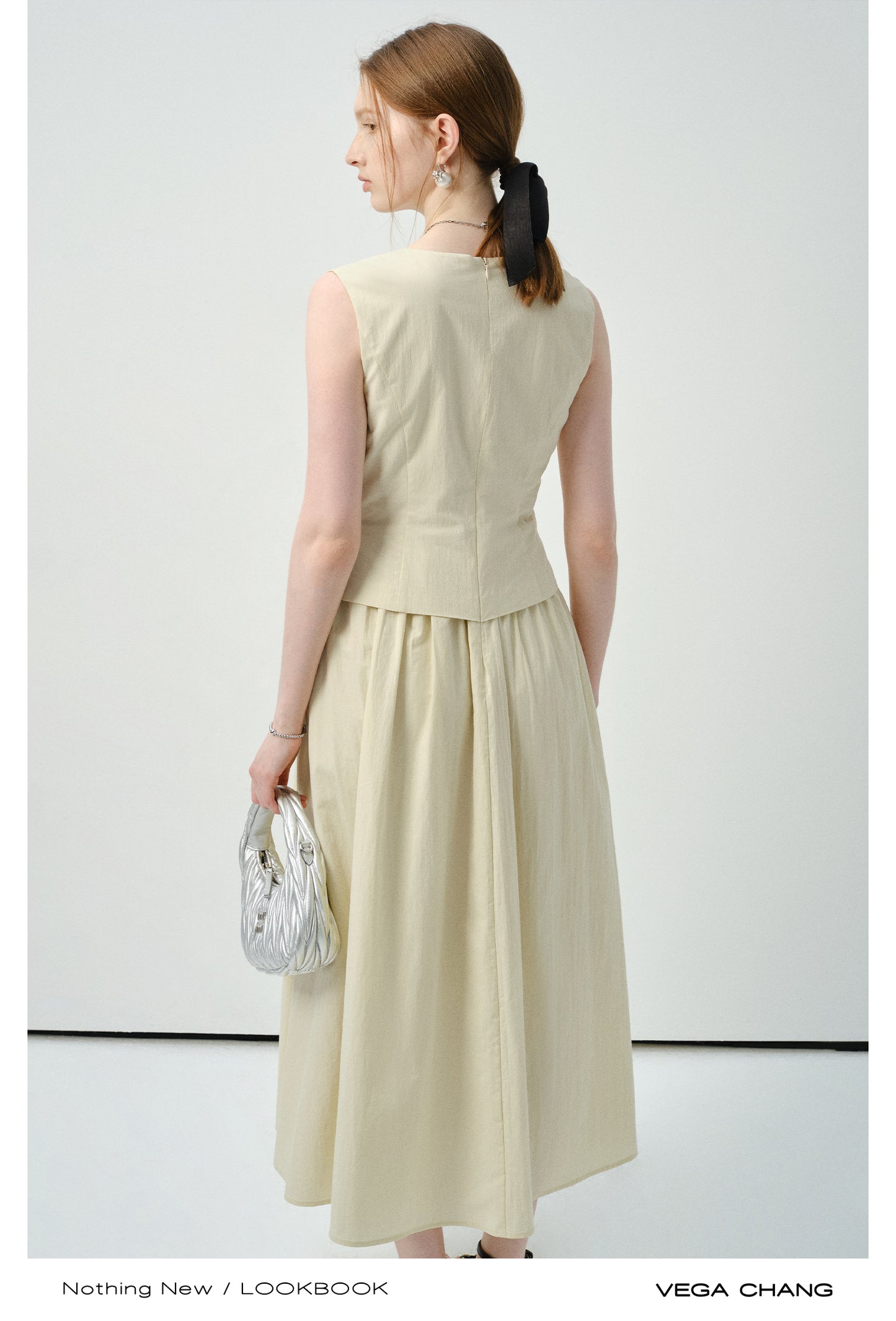 Faux Two-Piece Vest Dress