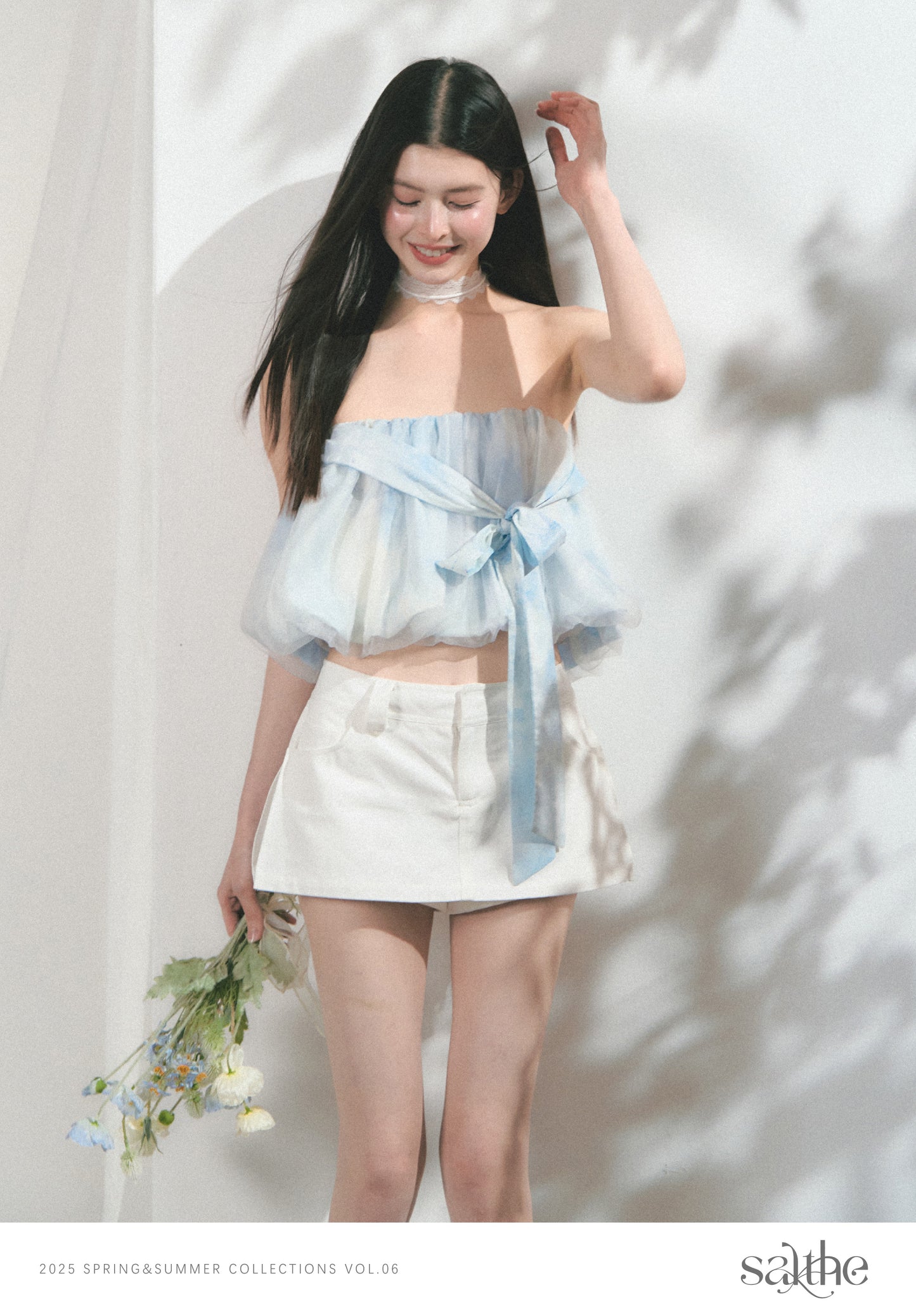 Micro A-Line Skort With Side Slit