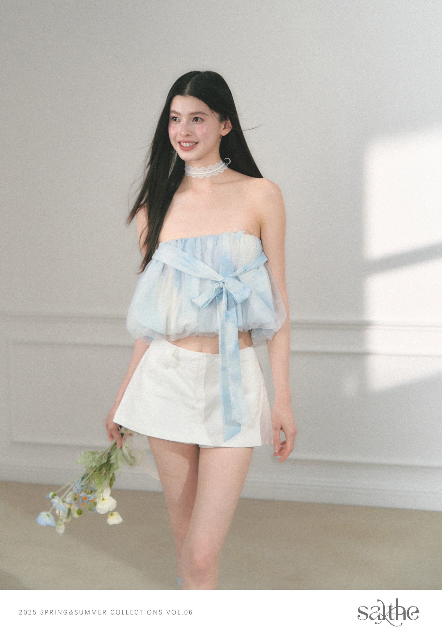 Micro A-Line Skort With Side Slit