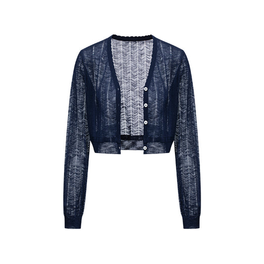 Floral Cami Mini Dress & Lightweight Sheer Cardigan