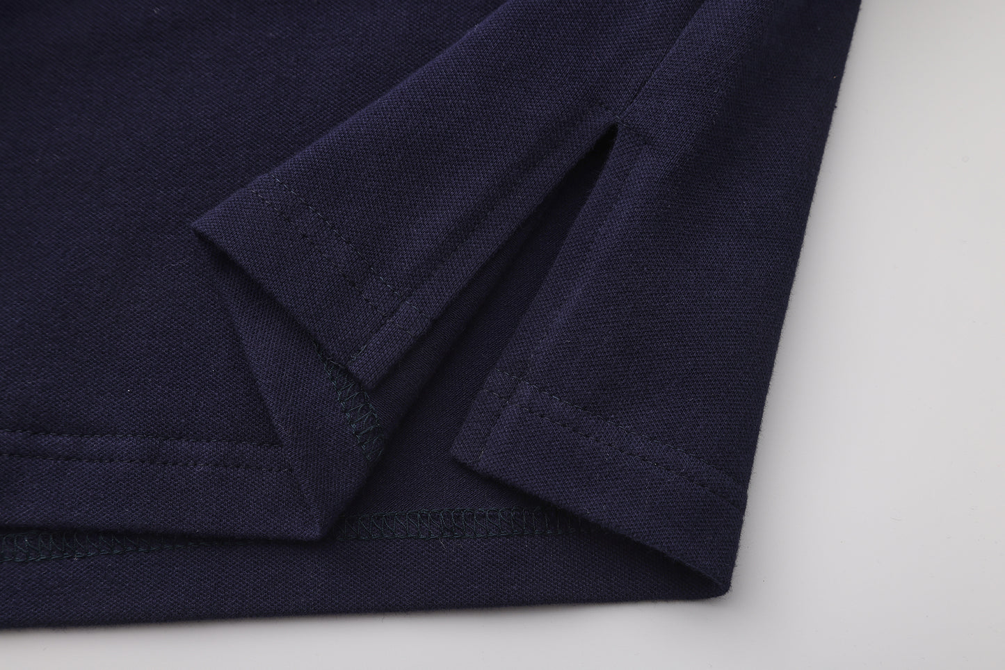 Fitted Waist Basic Polo Shirt