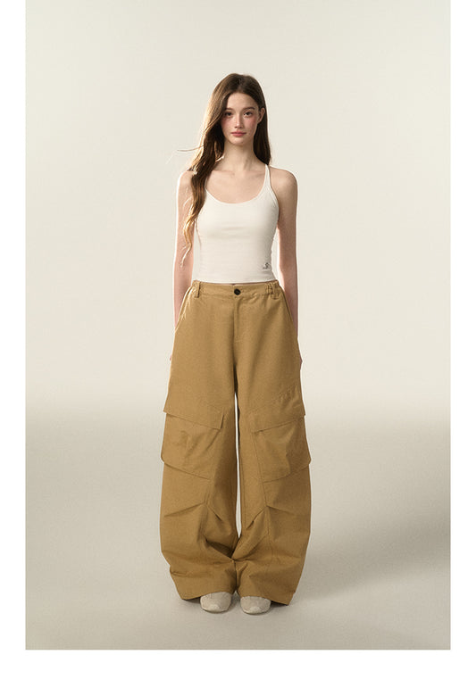 Cross-Strap Padded Cotton Camisole Top