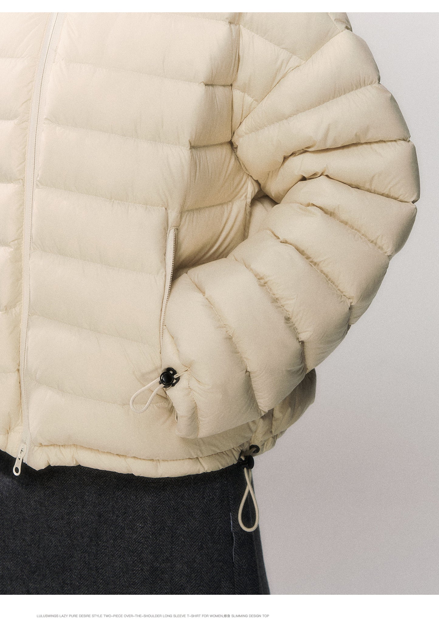 90% White Duck Down Puffer Jacket