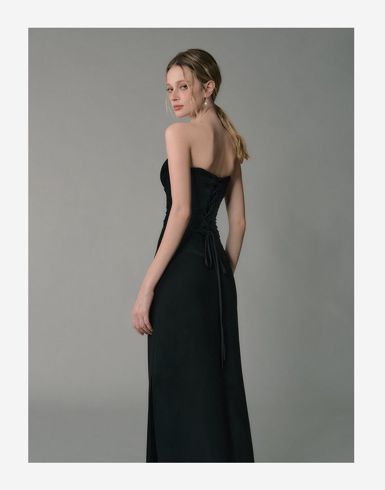 Straight High Waist Maxi Skirt