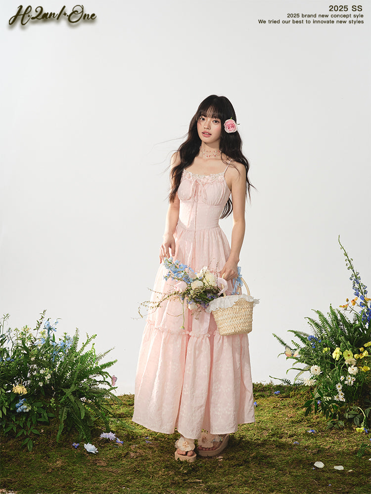 Corset-Style Floral Lace Holiday Dress