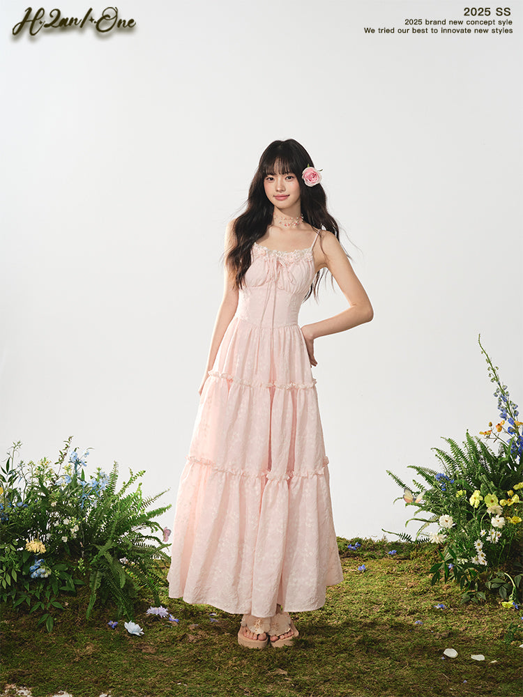 Corset-Style Floral Lace Holiday Dress