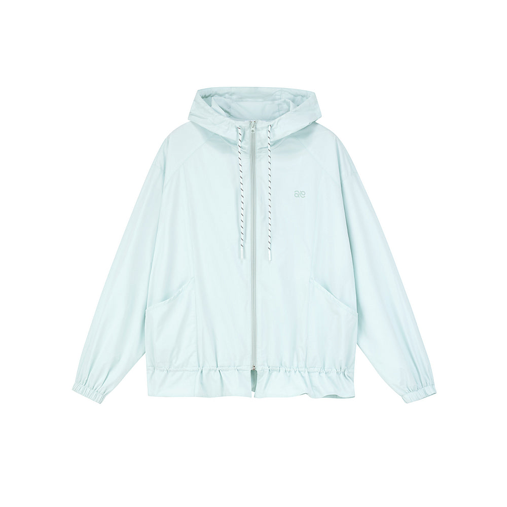 Bubble Skirt With Bow Detail & Hooded Jacket