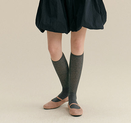 Gathered Bubble Skirt With Ribbon Accent