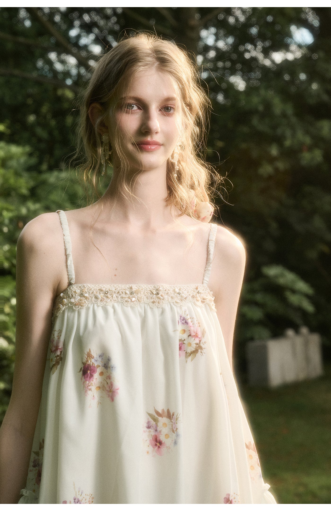 Floral Babydoll Cami Dress