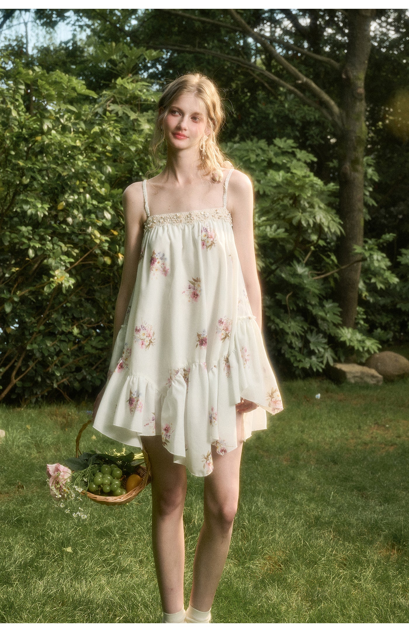 Floral Babydoll Cami Dress