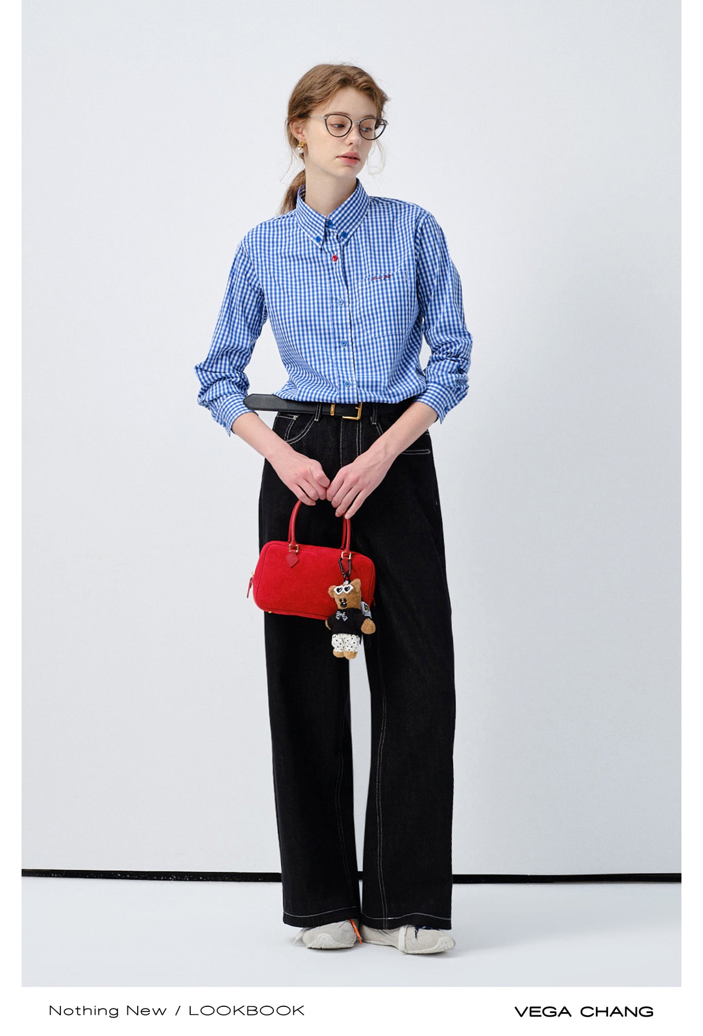 Straight-Leg Jeans With Contrast Stitching