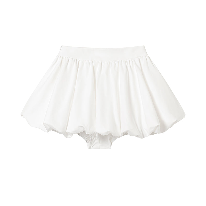Bubble Skirt With Inner Shorts
