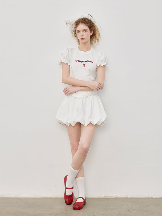 Bubble Skirt With Inner Shorts