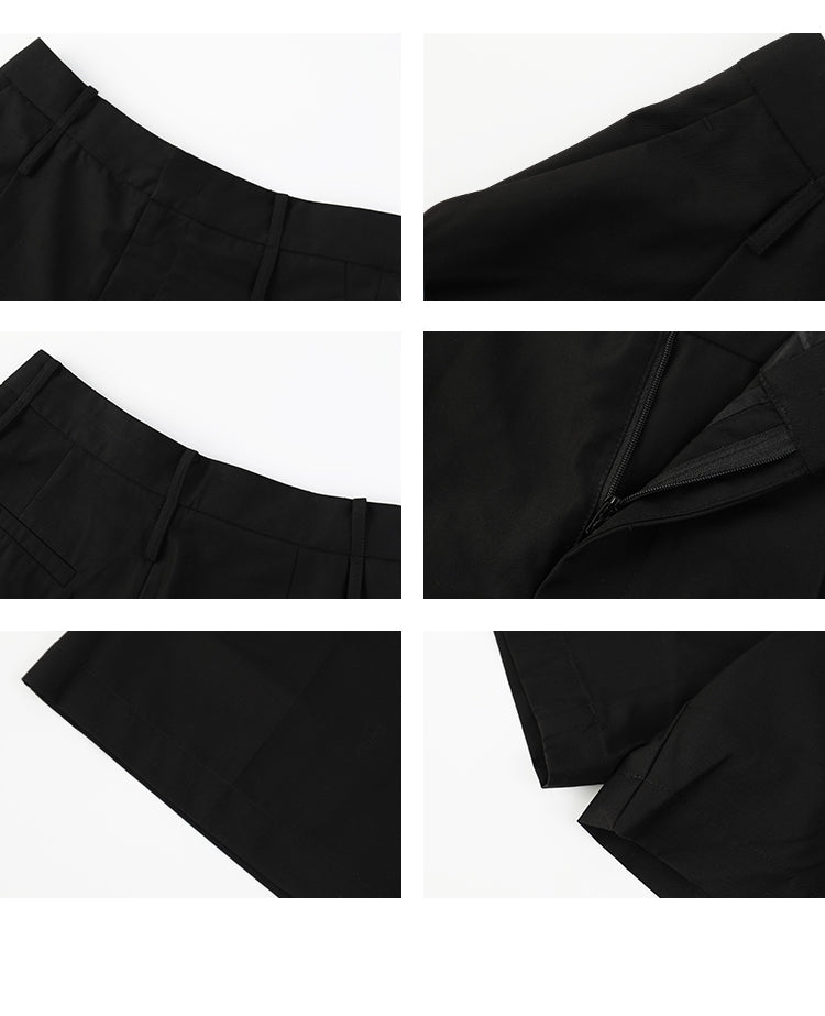 Casual High-Waist Tuck Shorts