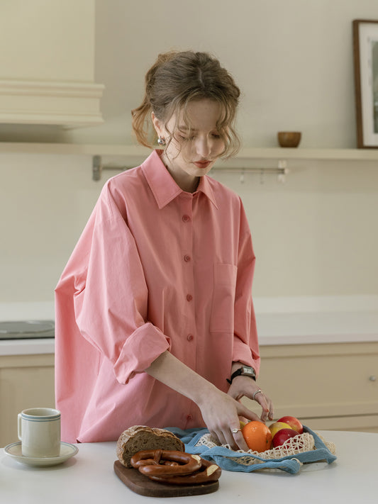 Cut-Out Shirt With Ribbon Detail