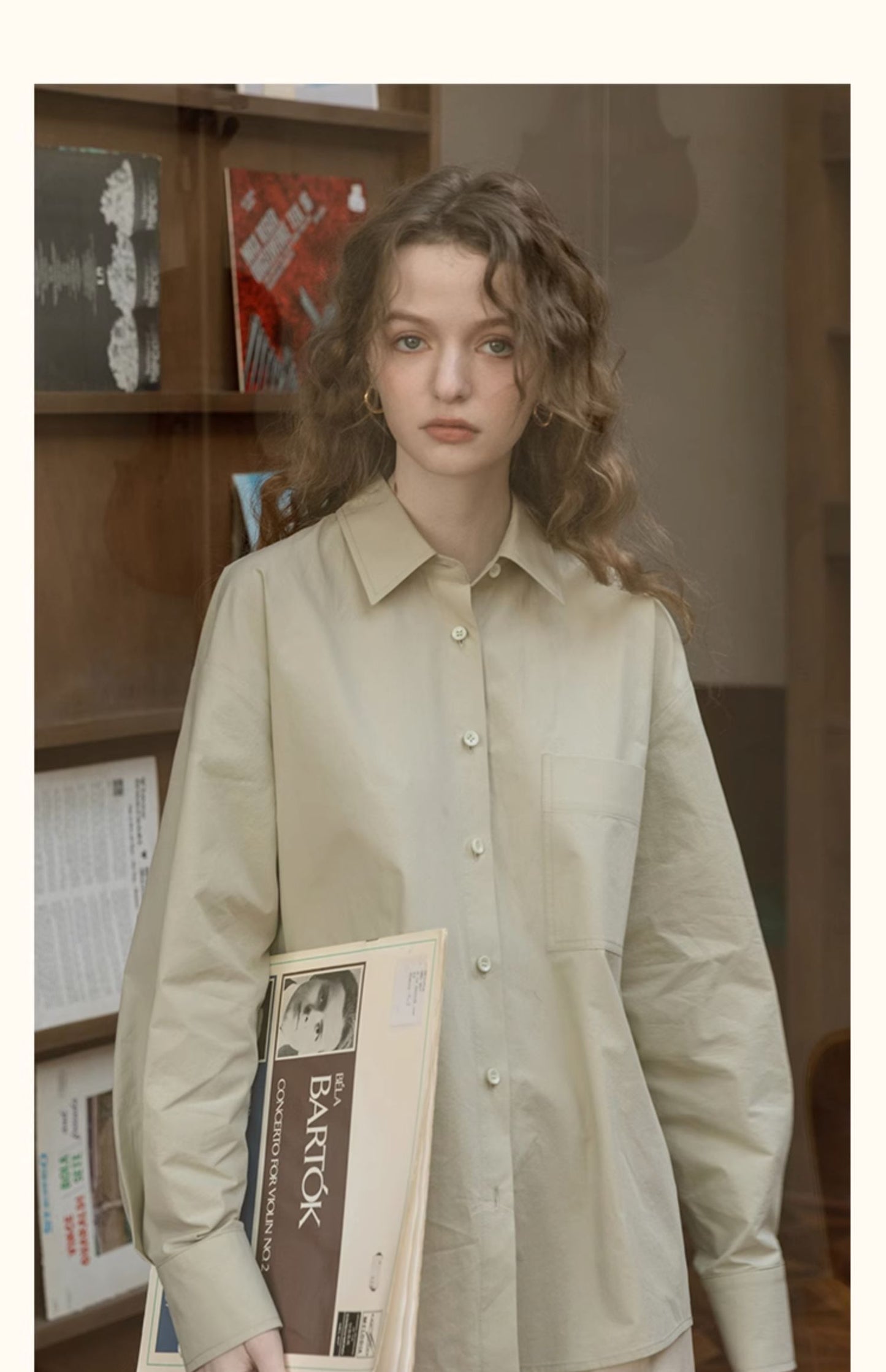 Cut-Out Shirt With Ribbon Detail