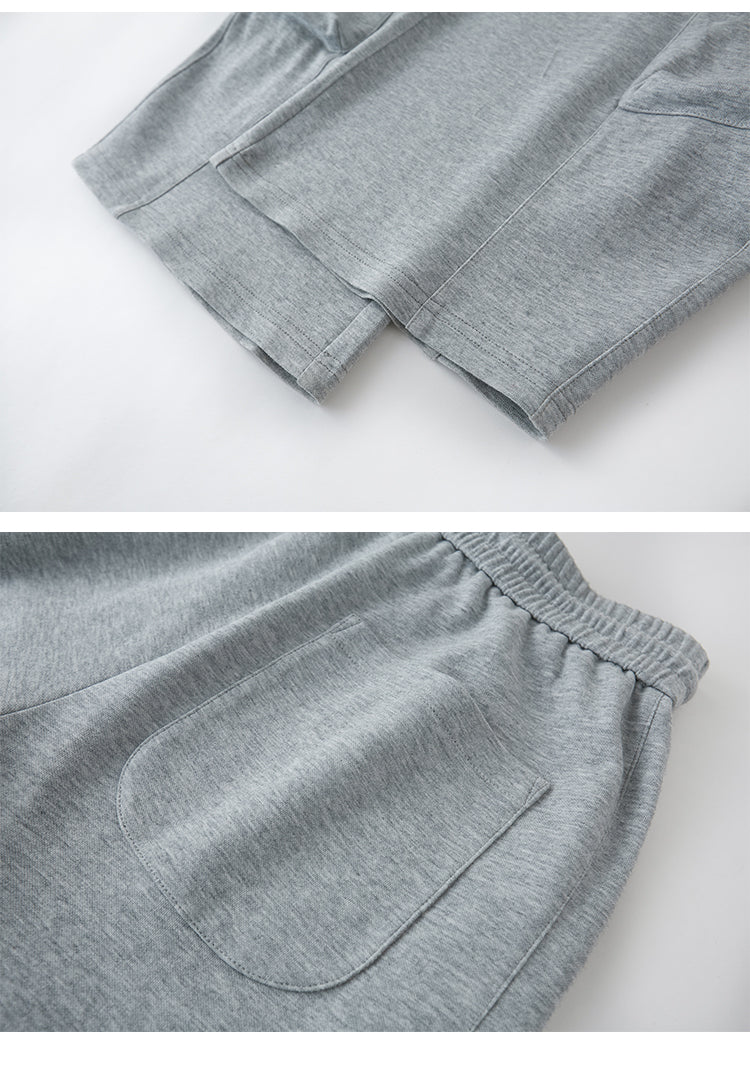 Wide-Leg Sweatpants With Large Hem Pocket
