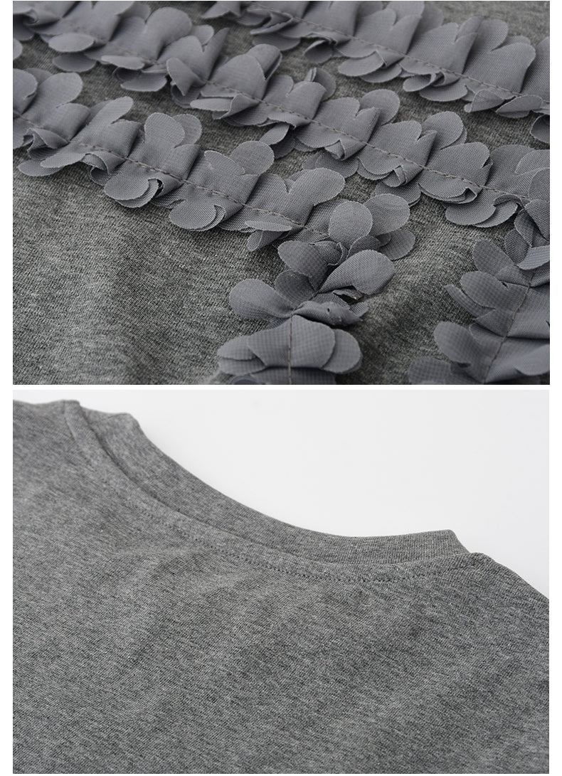 Floral-Embellished T-Shirt