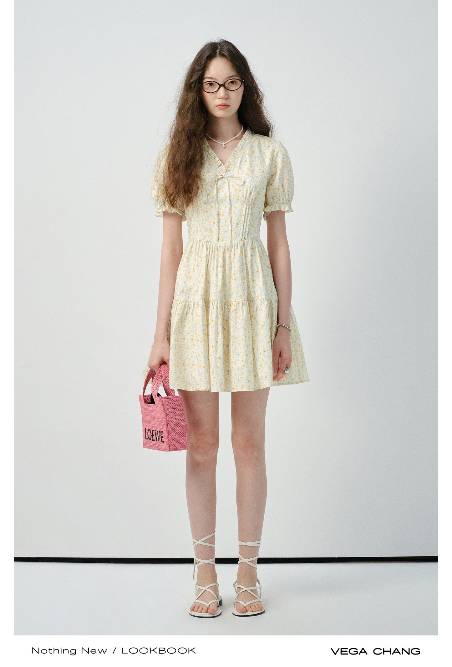 Floral Soft Gathered Cotton Dress In 2 Lengths