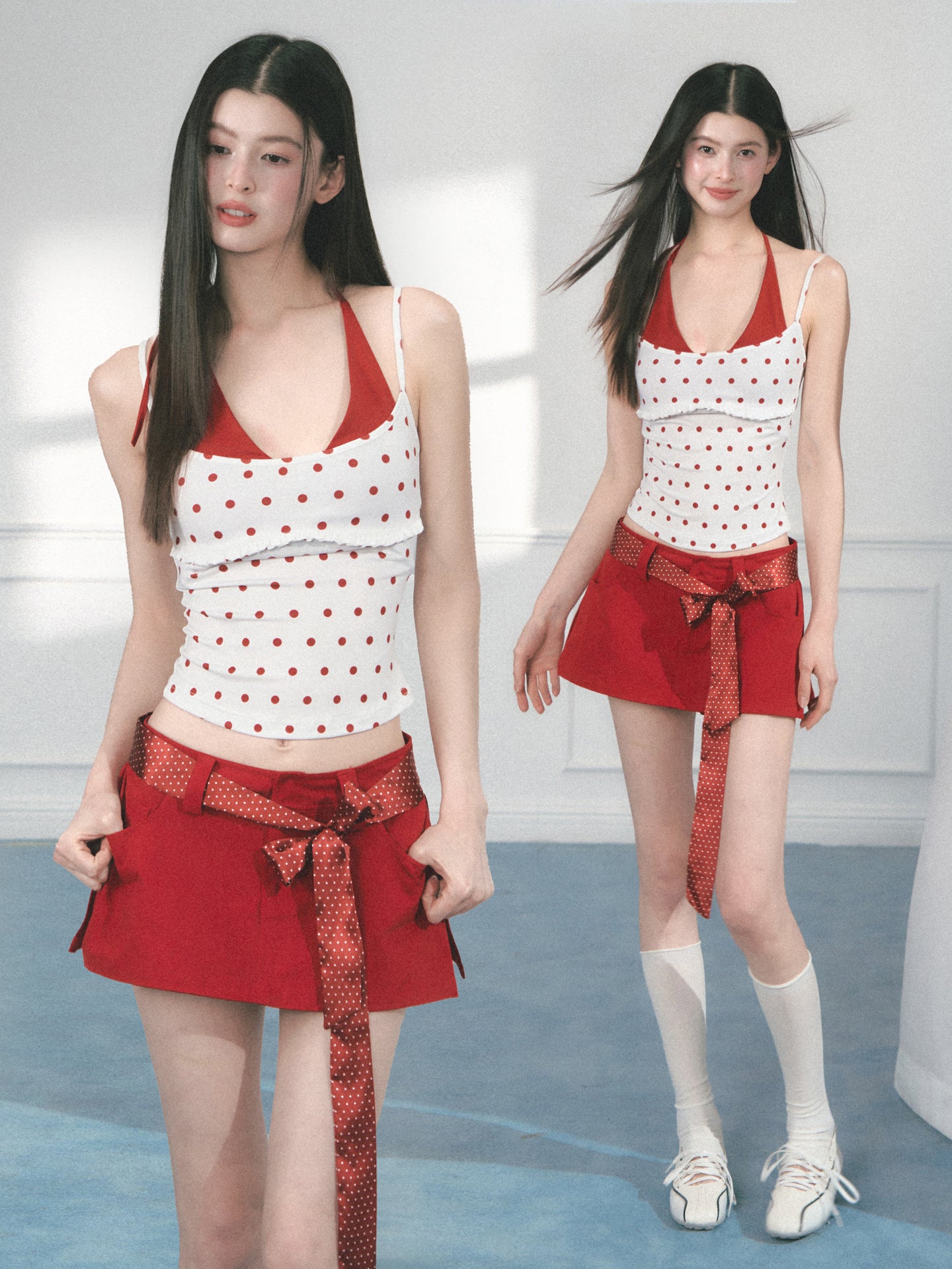 Frill Cami Top With Adjustable Straps