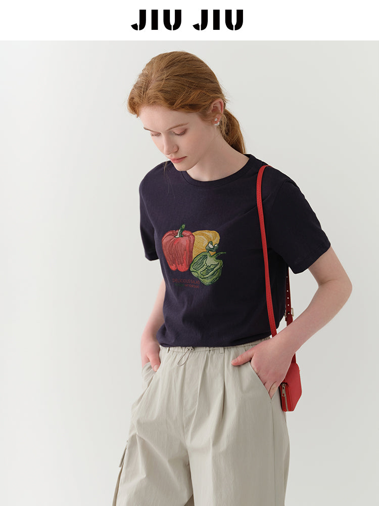 Paprika Print T-Shirt