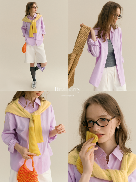 Classic Pure Cotton Shirt In Various Colors