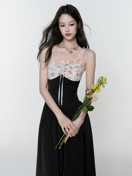 Floral Paneled Summer Dress