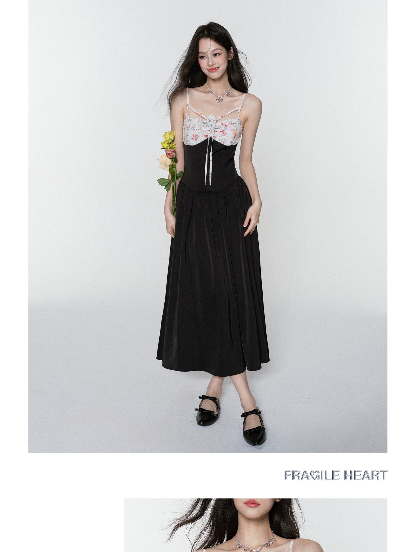 Floral Paneled Summer Dress